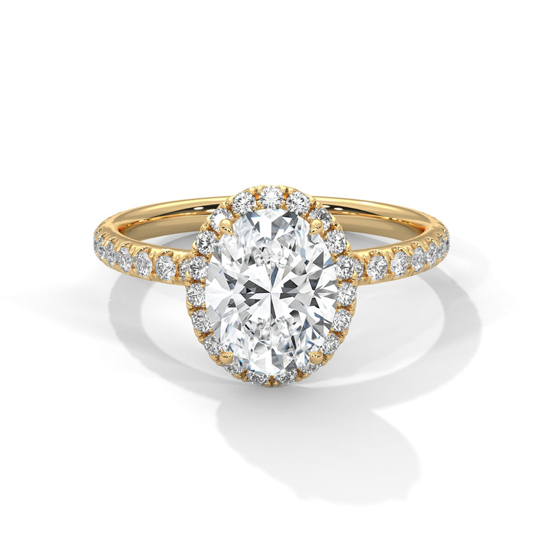 14K Yellow Gold 18K Yellow Gold Oval