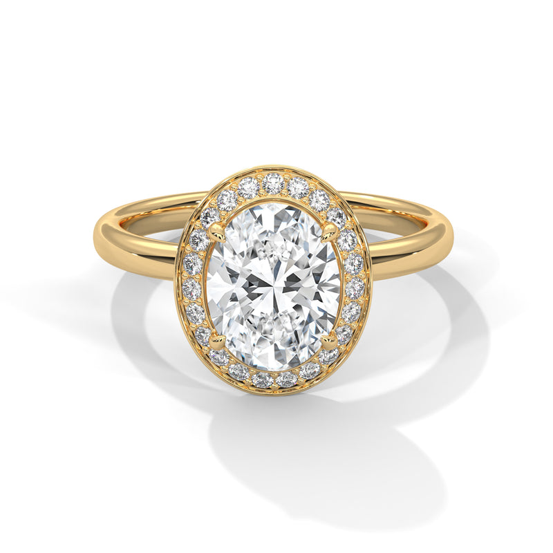 14K Yellow Gold 18K Yellow Gold Oval