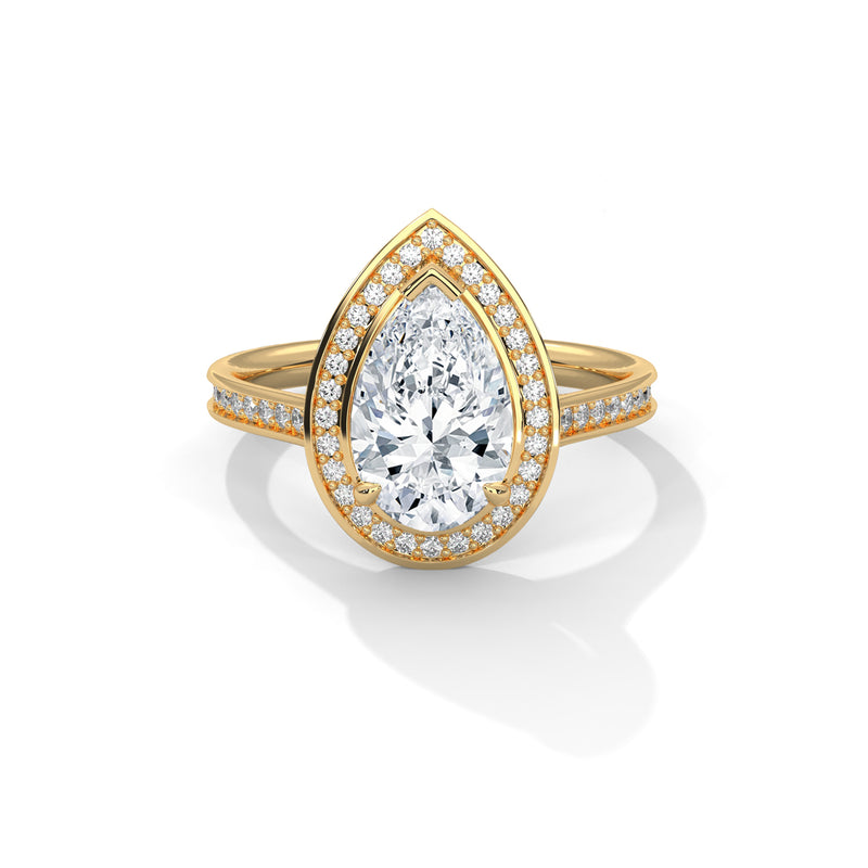 14K Yellow Gold 18K Yellow Gold Pear