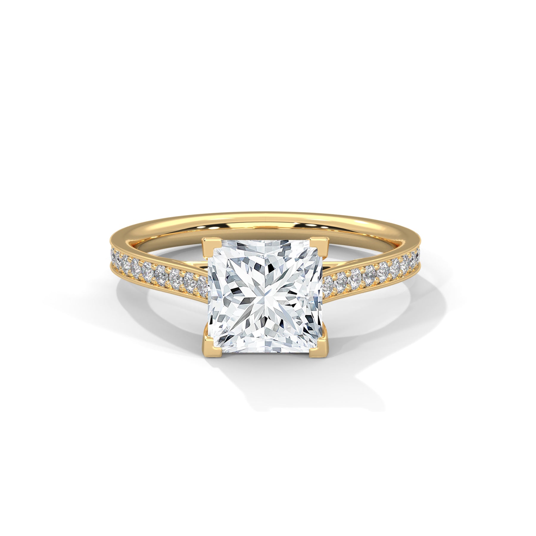 14K Yellow Gold 18K Yellow Gold Princess