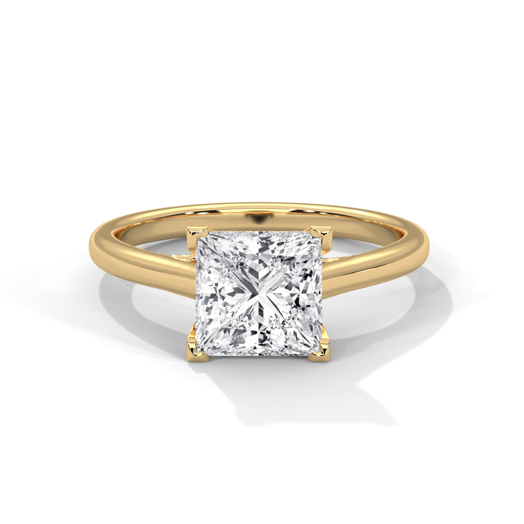 14K Yellow Gold 18K Yellow Gold Princess