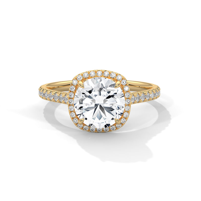 14K Yellow Gold 18K Yellow Gold Round