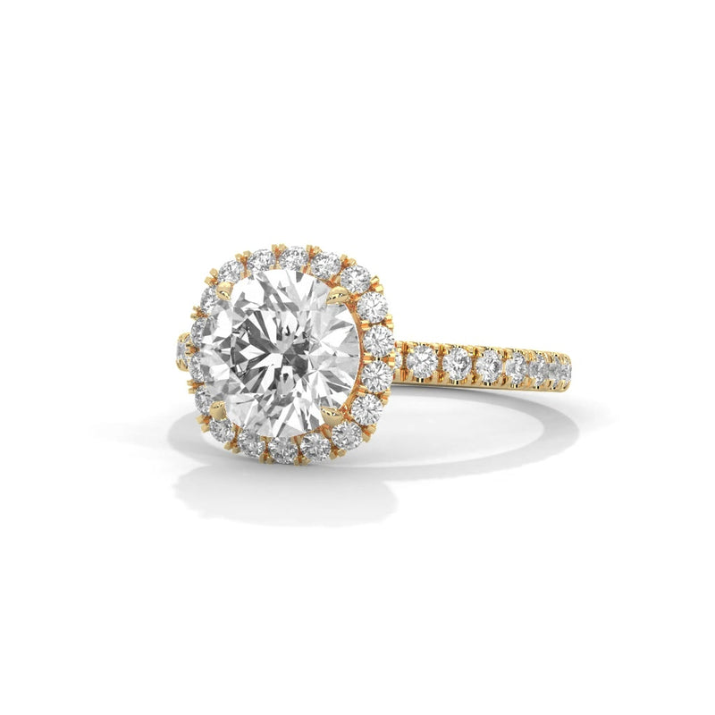 14K Yellow Gold 18K Yellow Gold Round