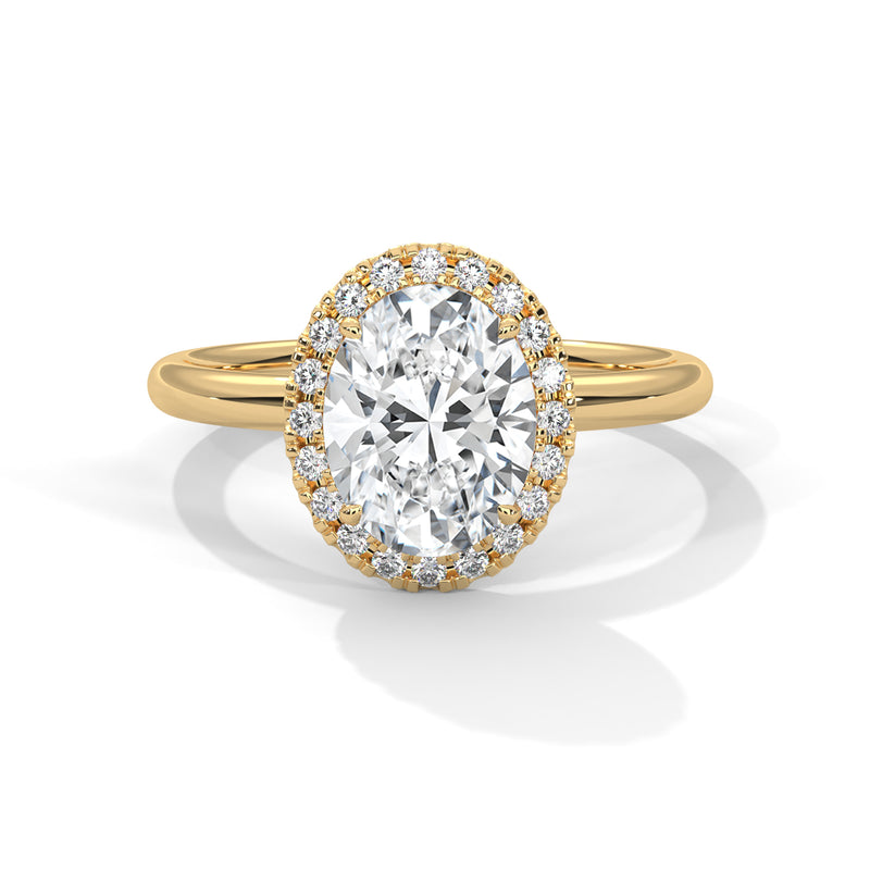 14K Yellow Gold 18K Yellow Gold Oval
