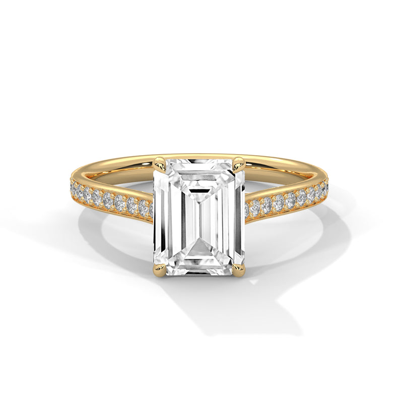 14K Yellow Gold 18K Yellow Gold Emerald