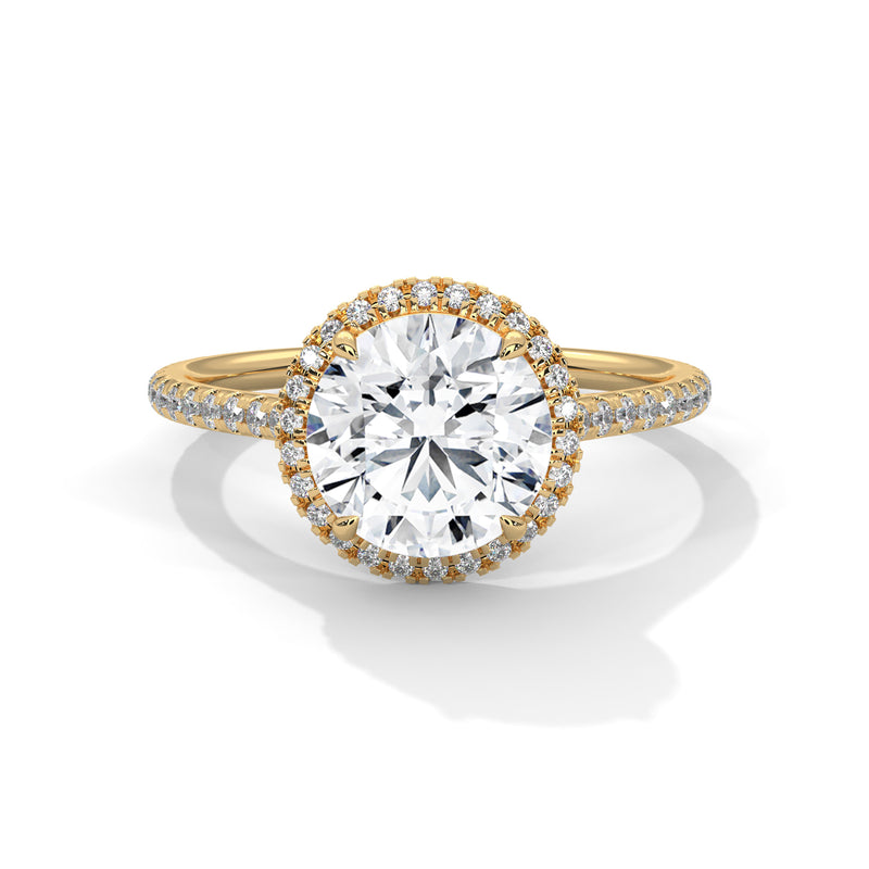 14K Yellow Gold 18K Yellow Gold Round