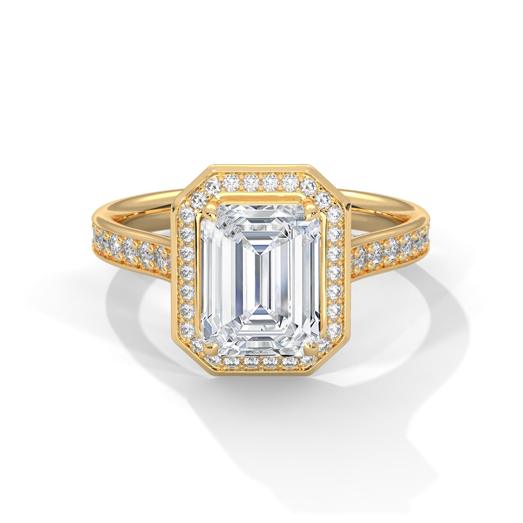 14K Yellow Gold 18K Yellow Gold Emerald