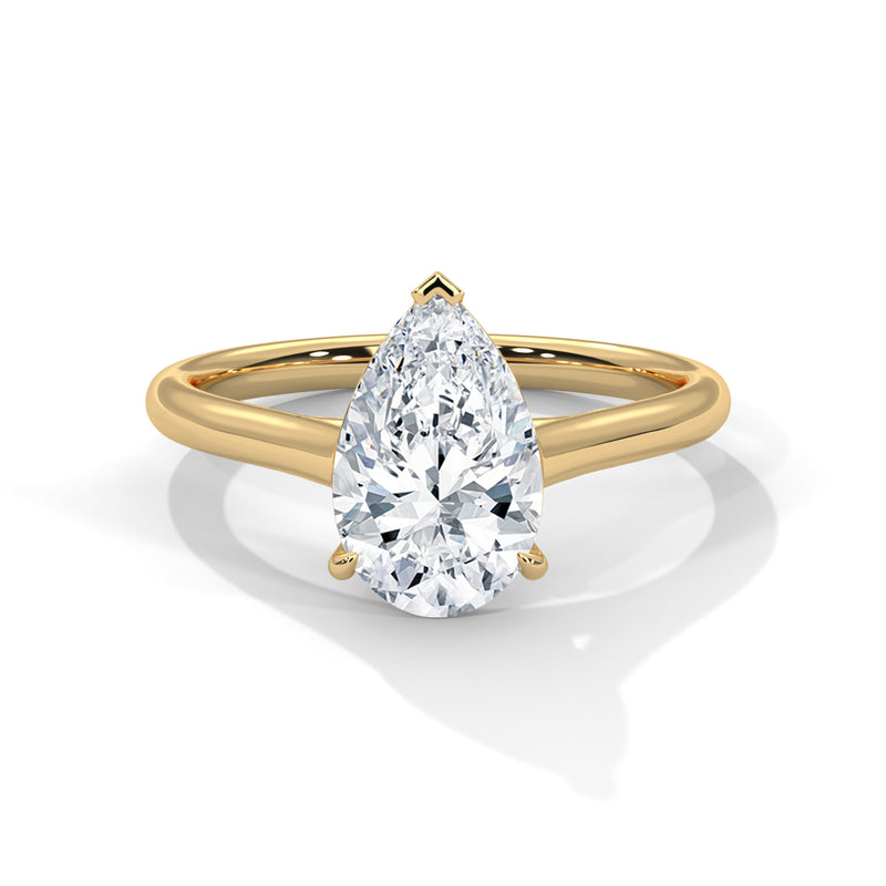 14K Yellow Gold 18K Yellow Gold Pear