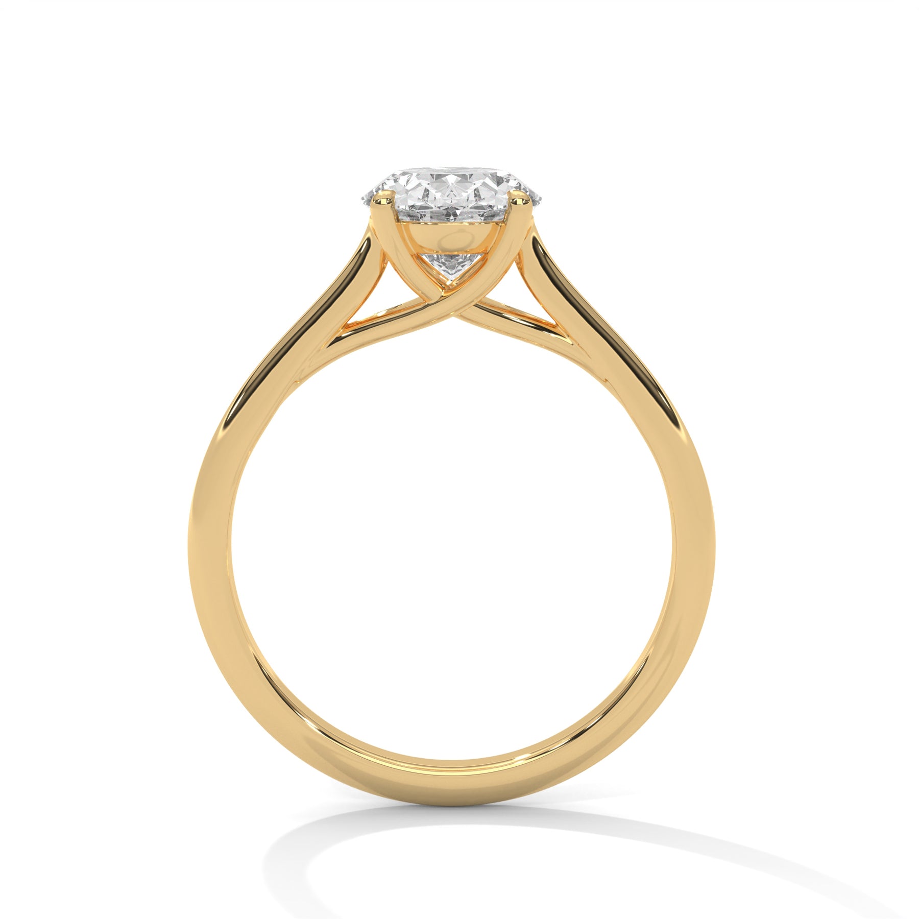 14K Yellow Gold 18K Yellow Gold Oval