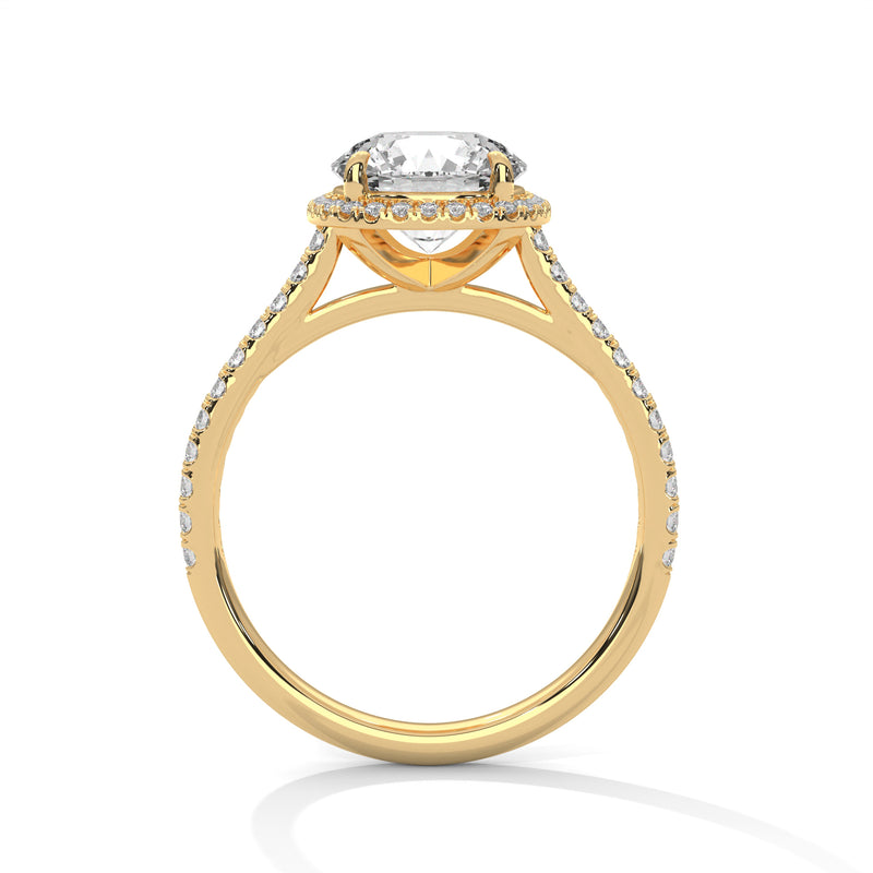 14K Yellow Gold 18K Yellow Gold Round