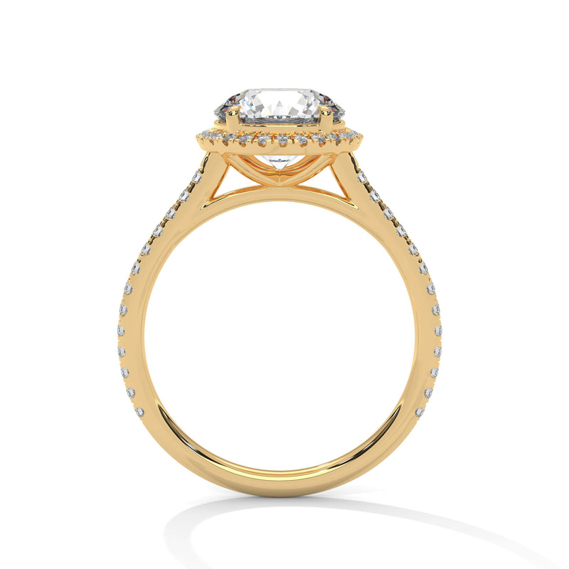 14K Yellow Gold 18K Yellow Gold Round