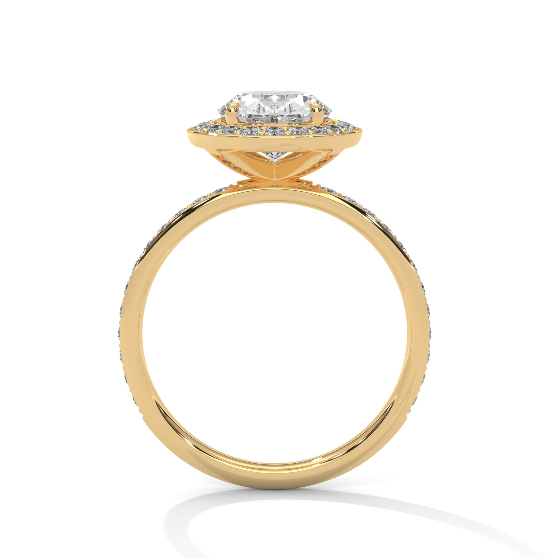 14K Yellow Gold 18K Yellow Gold Oval