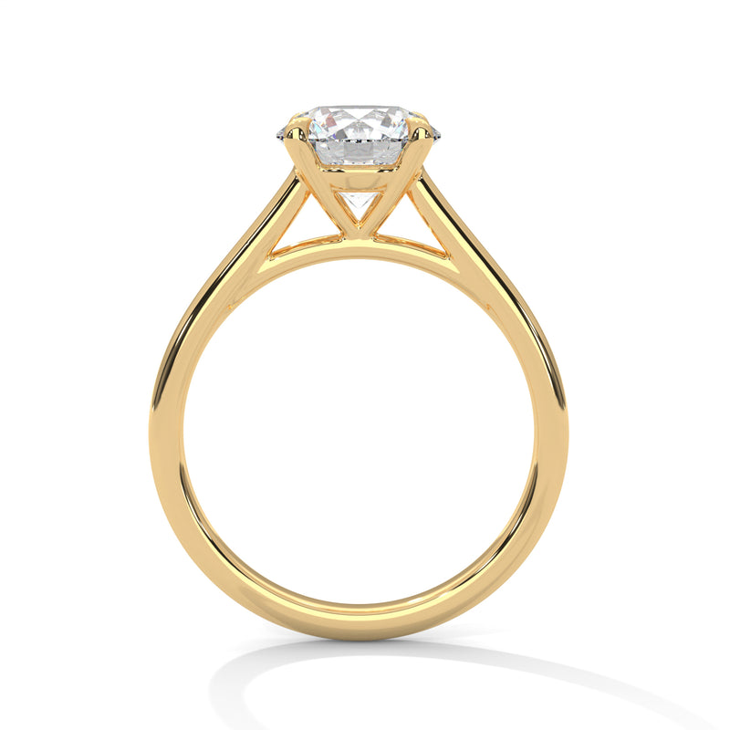 14K Yellow Gold 18K Yellow Gold Round