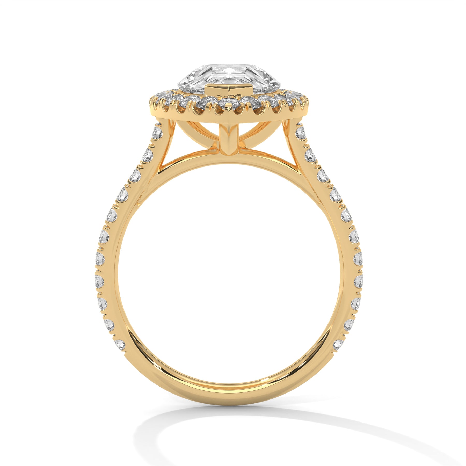 14K Yellow Gold 18K Yellow Gold Pear