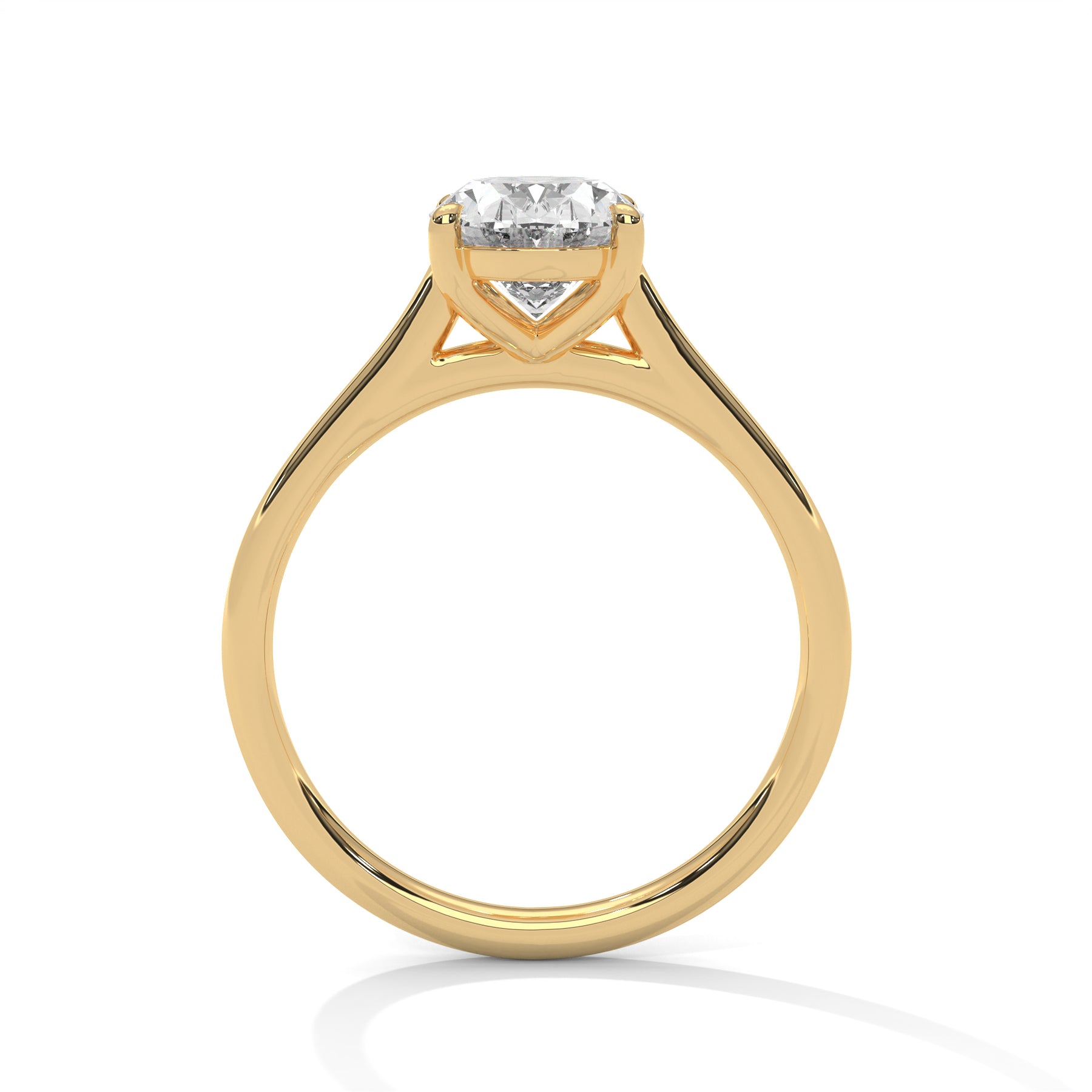 14K Yellow Gold 18K Yellow Gold Oval
