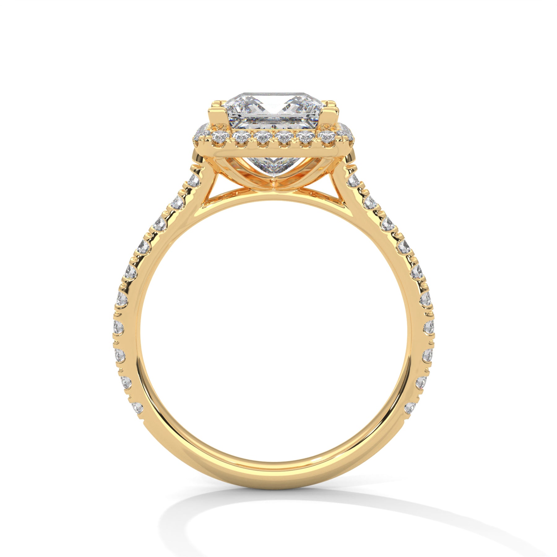 14K Yellow Gold 18K Yellow Gold Princess