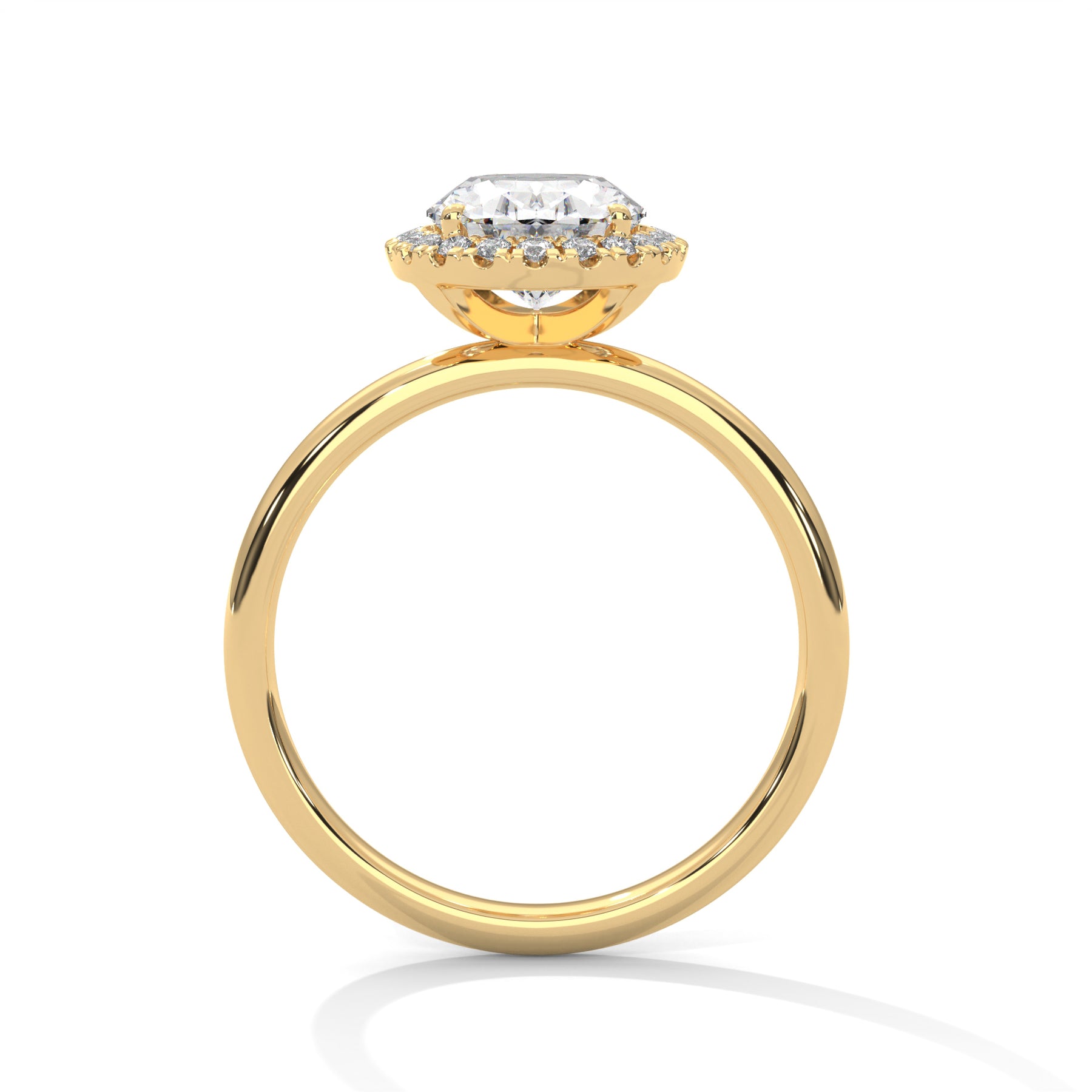 14K Yellow Gold 18K Yellow Gold Oval