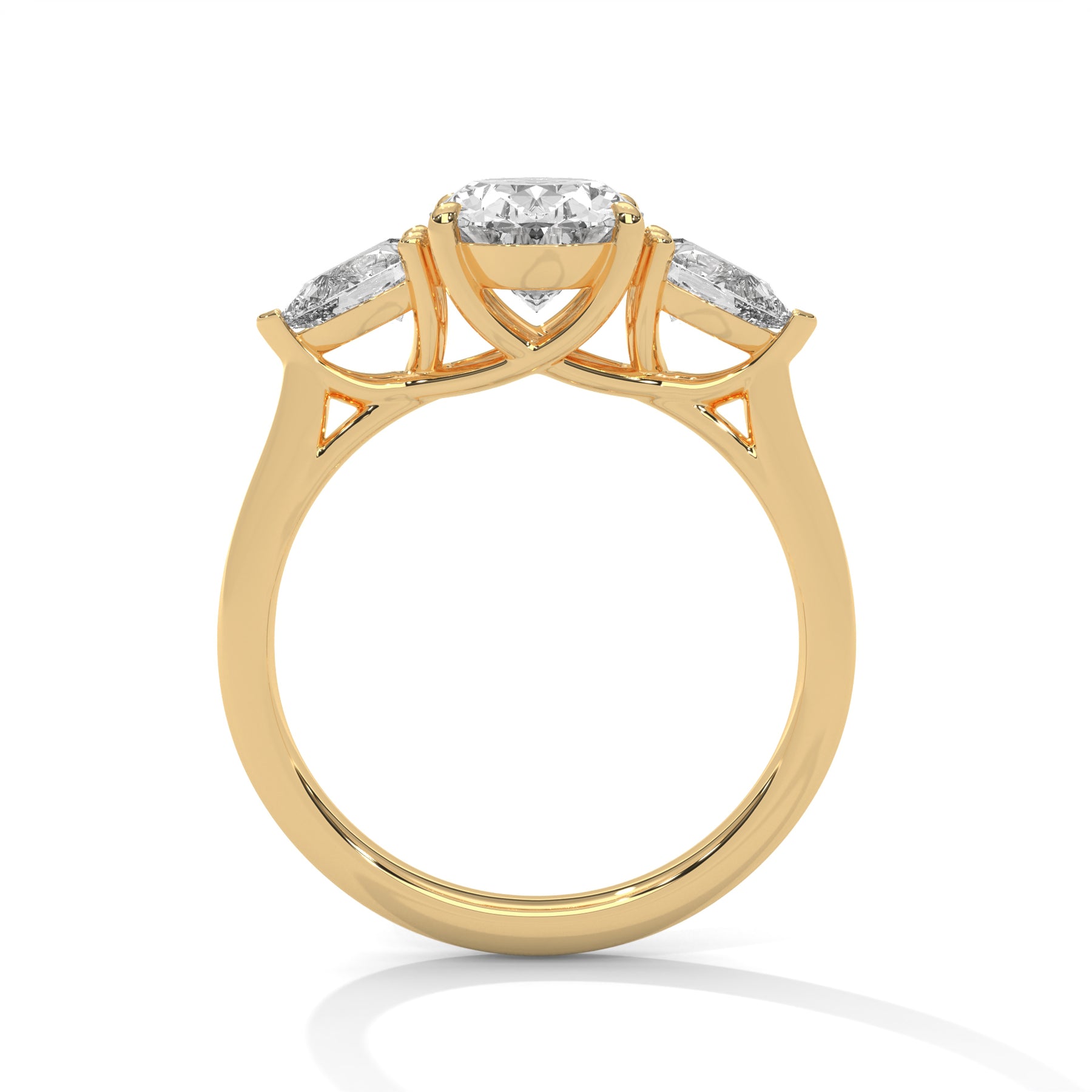 14K Yellow Gold 18K Yellow Gold Oval