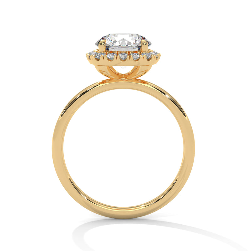 14K Yellow Gold 18K Yellow Gold Round
