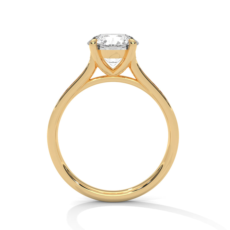 14K Yellow Gold 18K Yellow Gold Round
