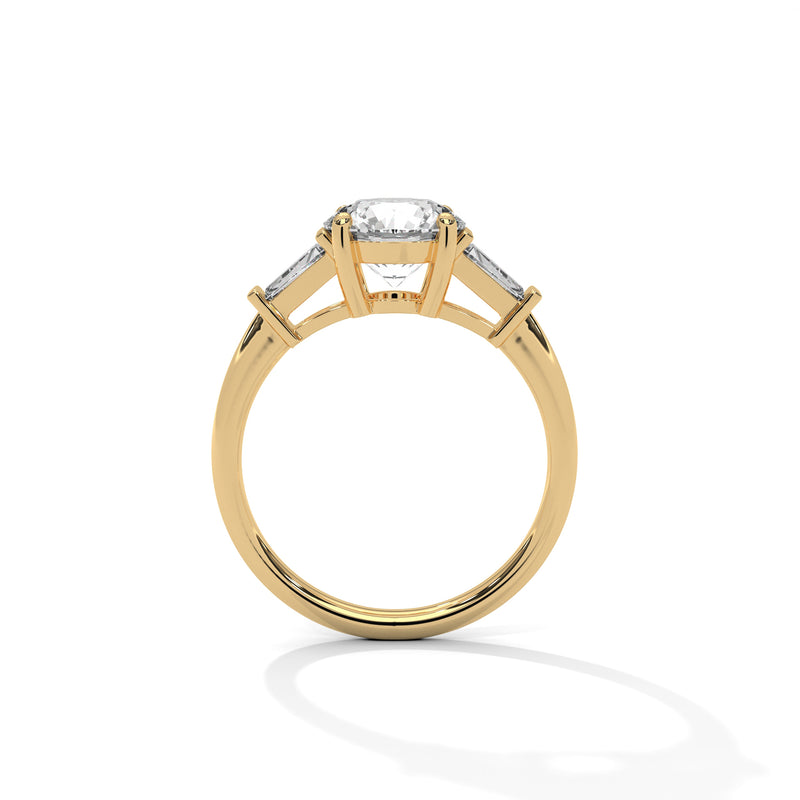 14K Yellow Gold 18K Yellow Gold Round