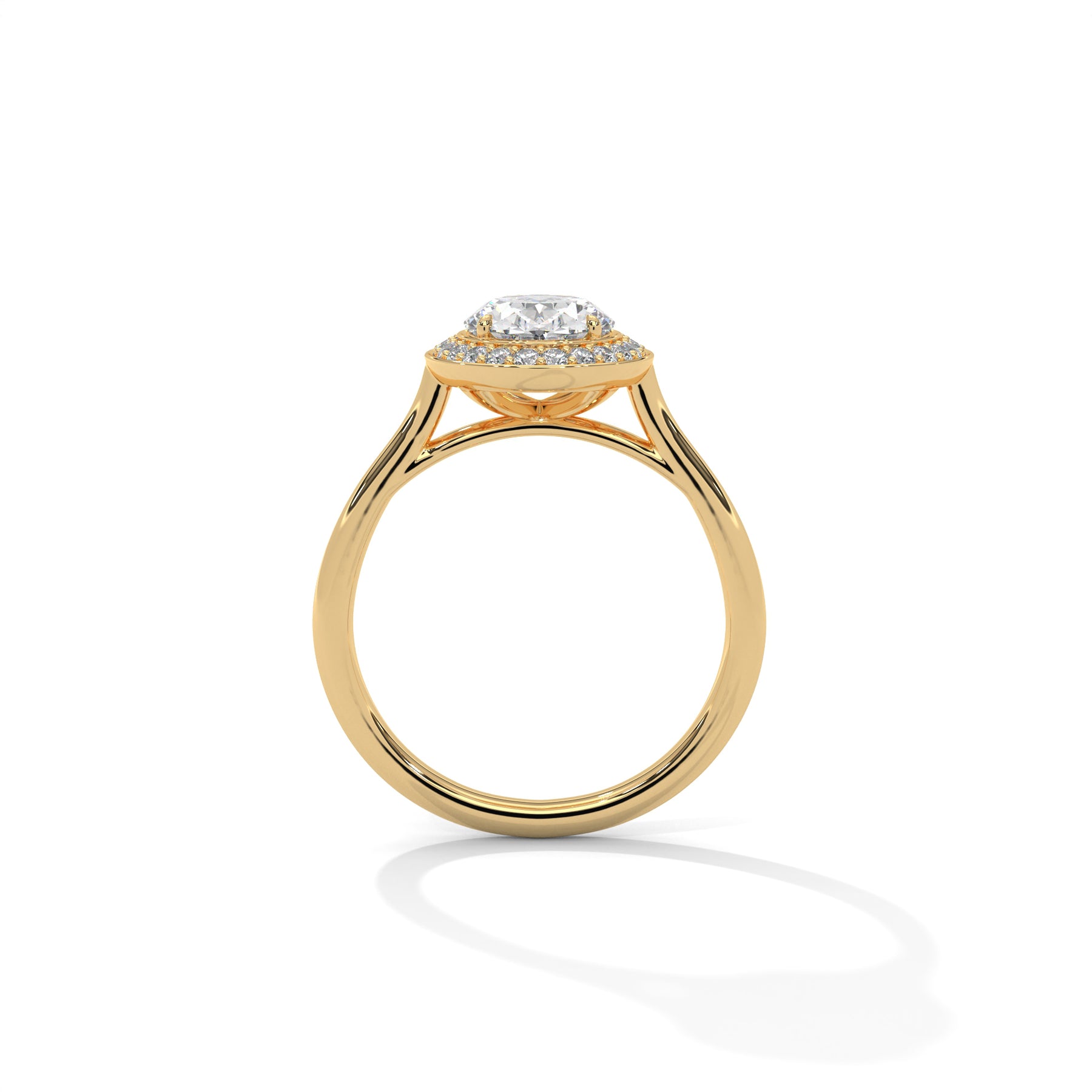 14K Yellow Gold 18K Yellow Gold Oval