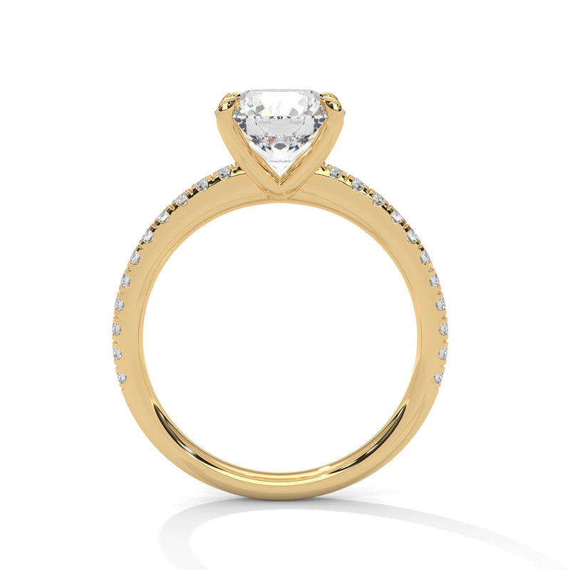 14K Yellow Gold 18K Yellow Gold Round
