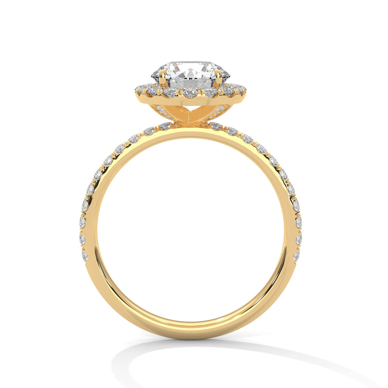 14K Yellow Gold 18K Yellow Gold Round