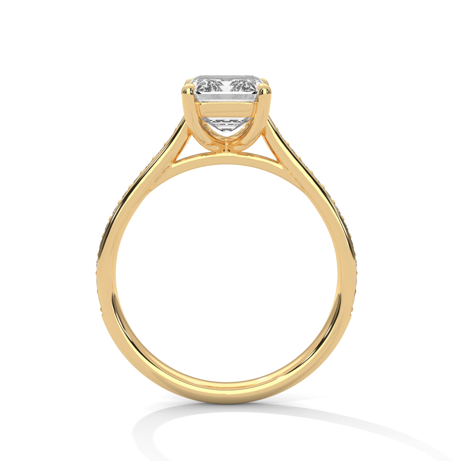 14K Yellow Gold 18K Yellow Gold Emerald