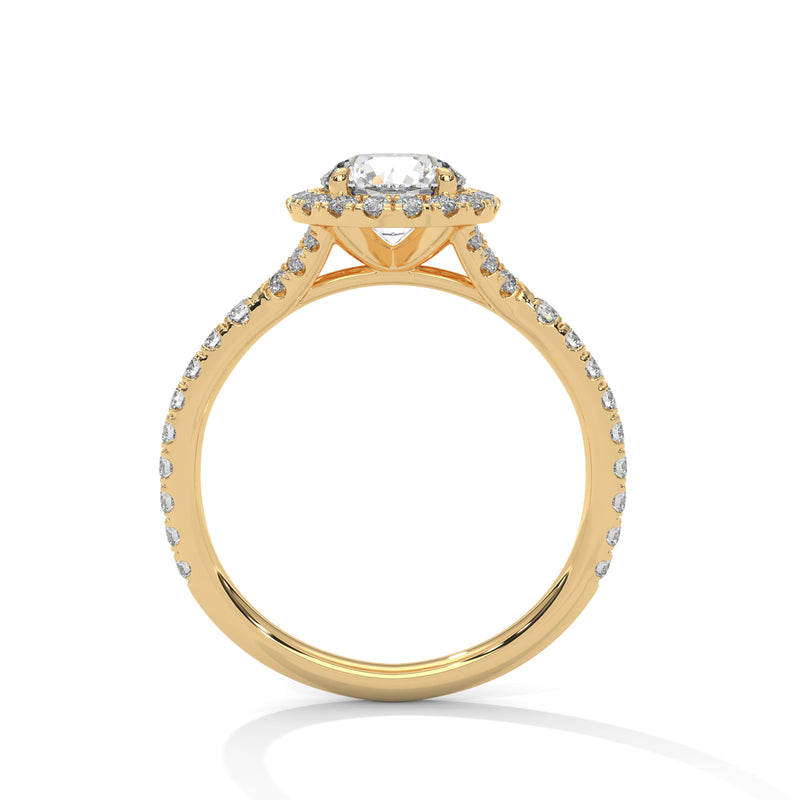 14K Yellow Gold 18K Yellow Gold Round