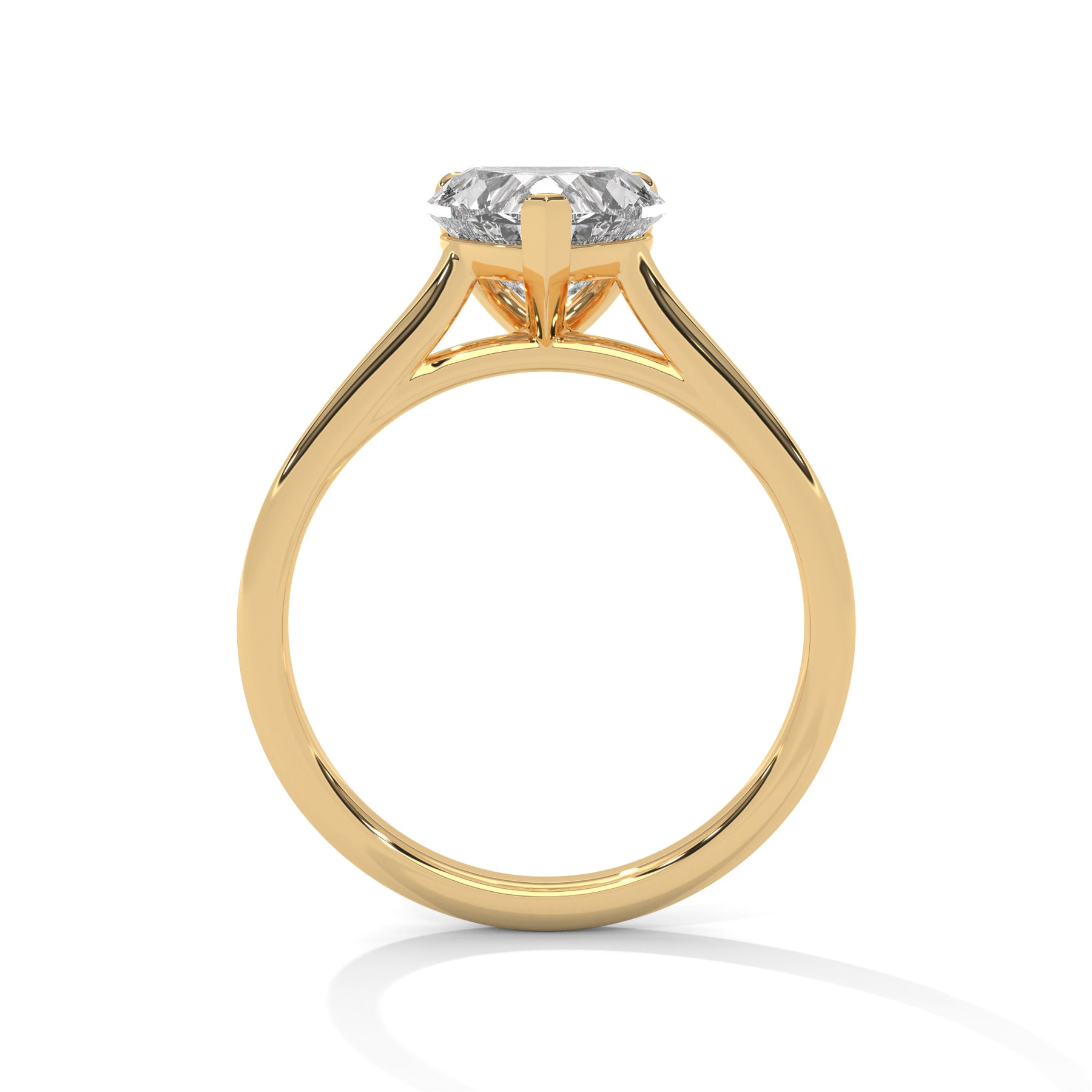 14K Yellow Gold 18K Yellow Gold Heart