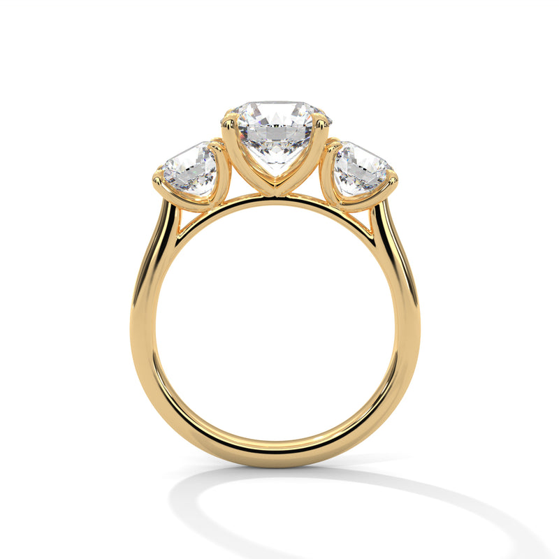 14K Yellow Gold 18K Yellow Gold Round