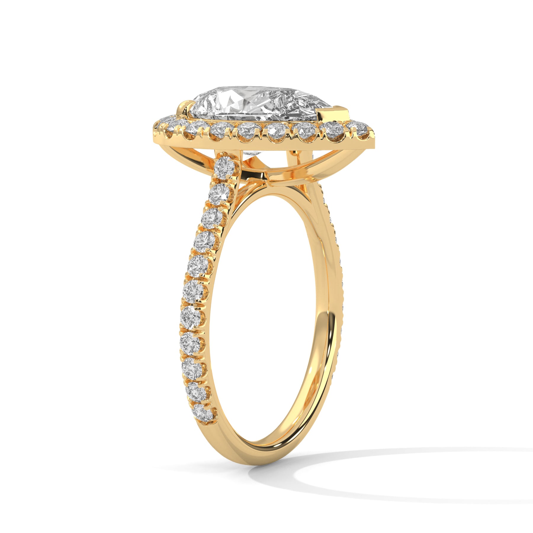 14K Yellow Gold 18K Yellow Gold Pear