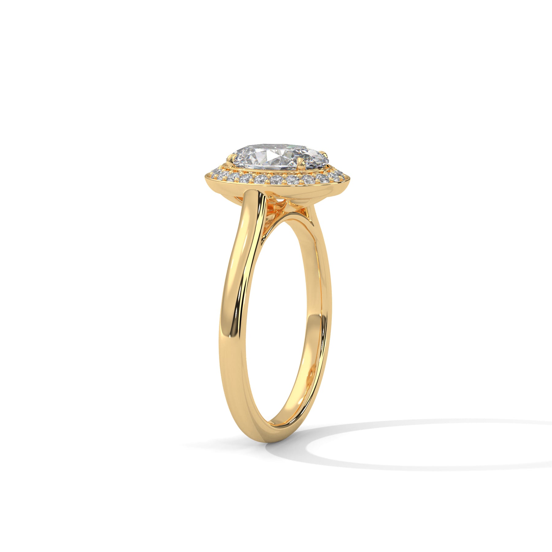 14K Yellow Gold 18K Yellow Gold Oval