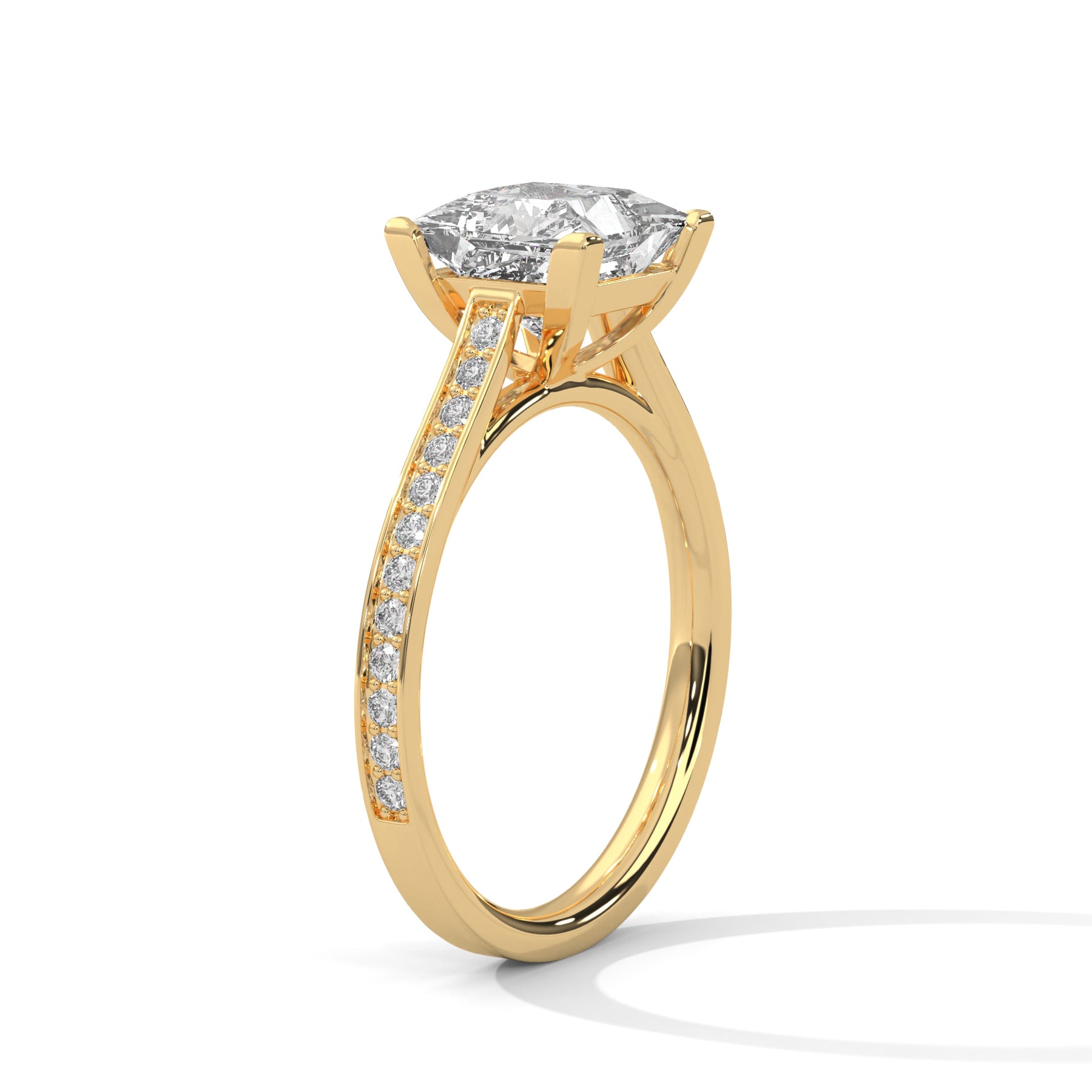 14K Yellow Gold 18K Yellow Gold Princess