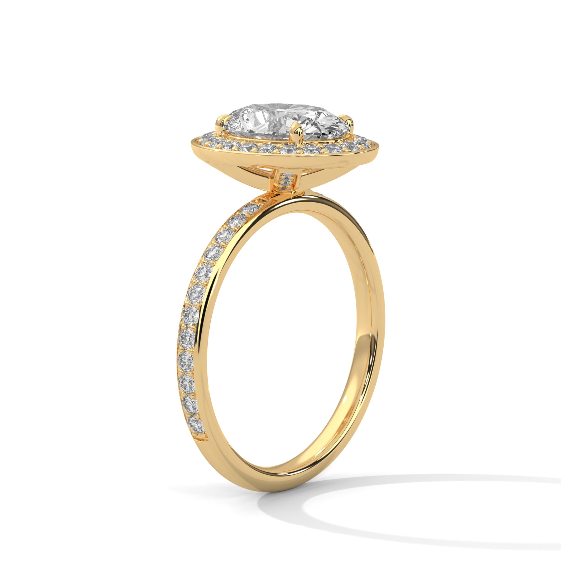 14K Yellow Gold 18K Yellow Gold Oval