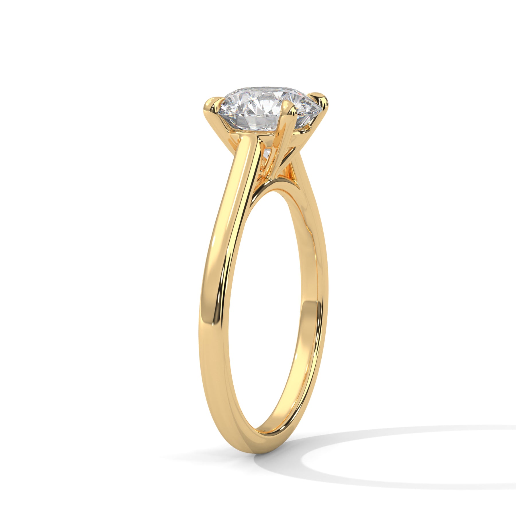 14K Yellow Gold 18K Yellow Gold Round