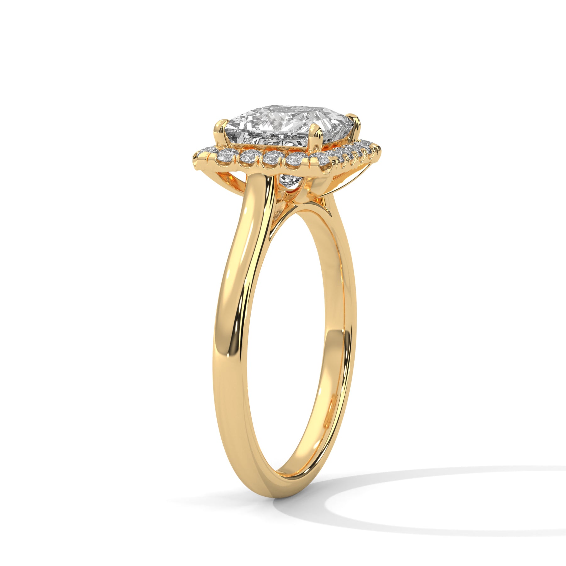 14K Yellow Gold 18K Yellow Gold Princess