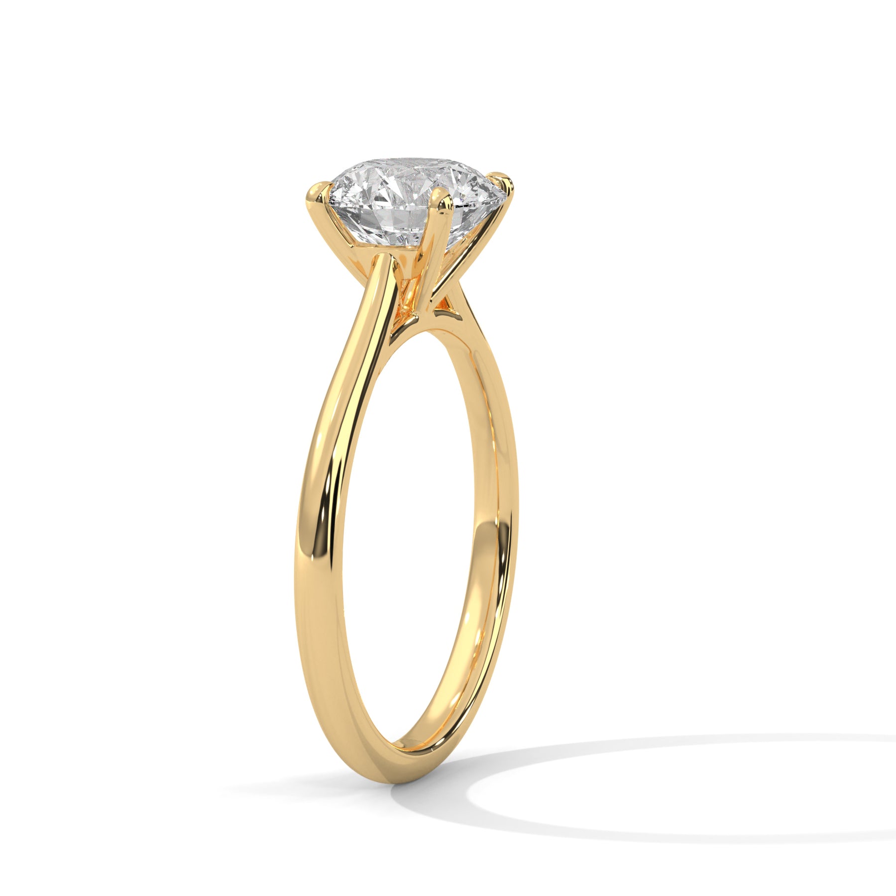 14K Yellow Gold 18K Yellow Gold Round