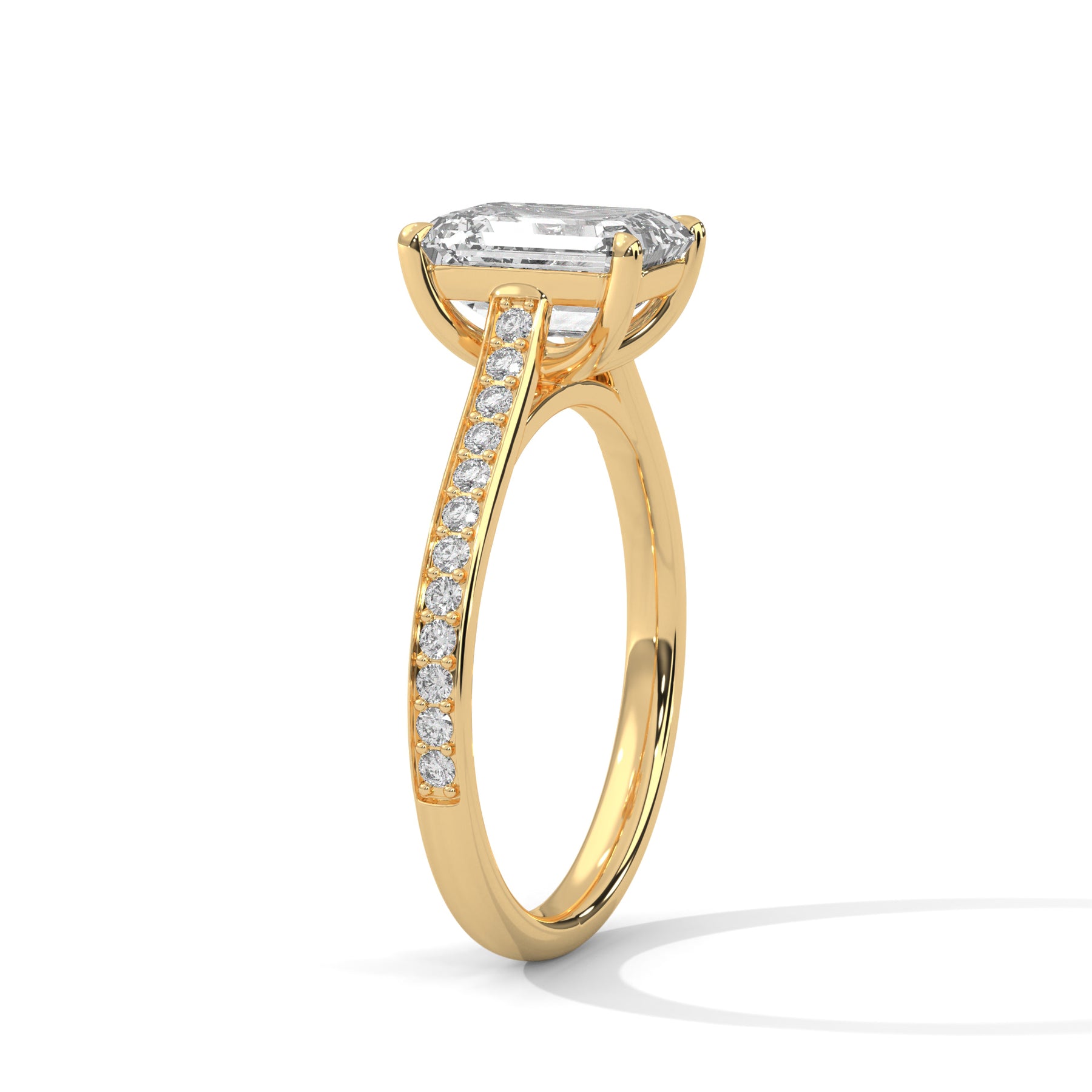 14K Yellow Gold 18K Yellow Gold Emerald