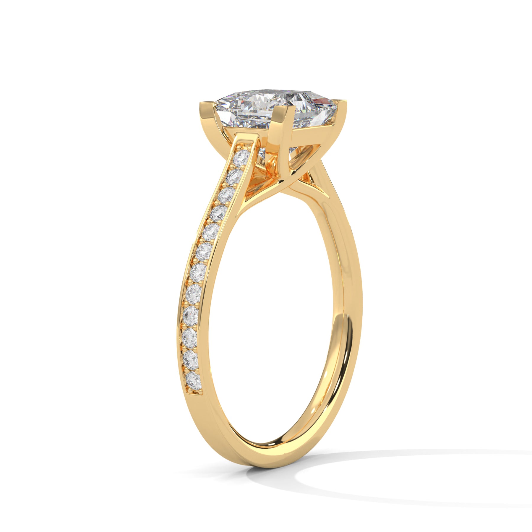 14K Yellow Gold 18K Yellow Gold Princess