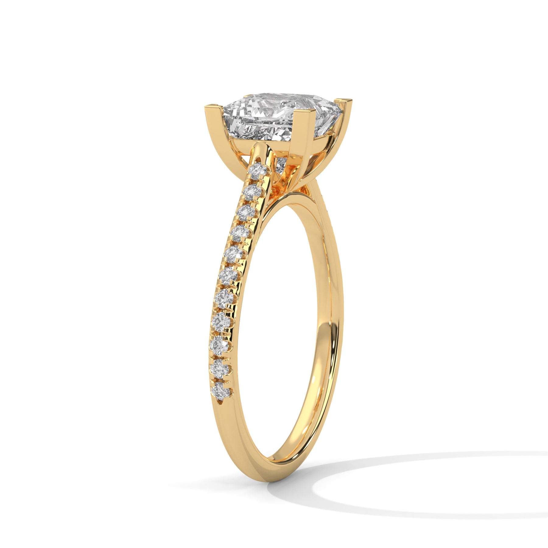 14K Yellow Gold 18K Yellow Gold Princess