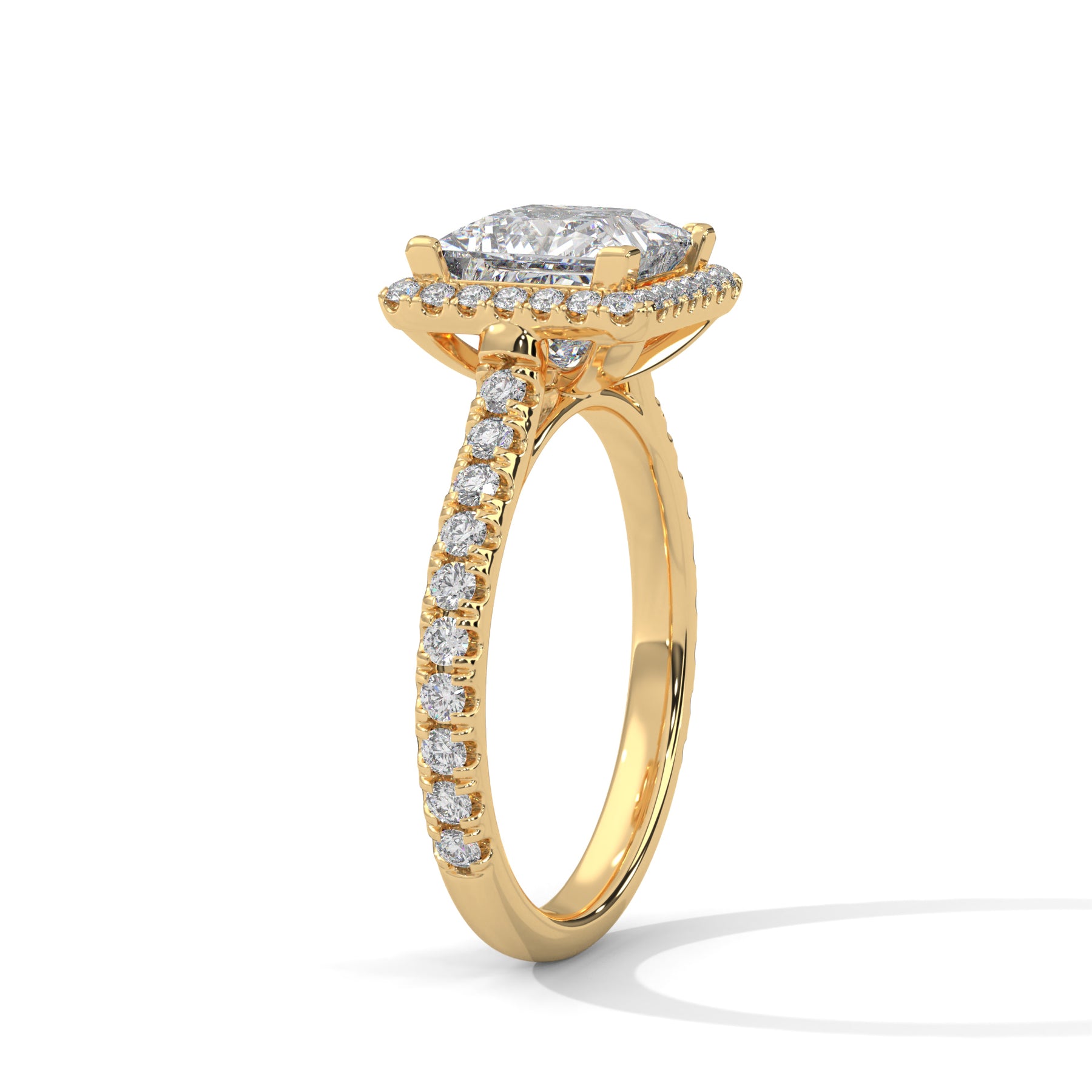 14K Yellow Gold 18K Yellow Gold Princess