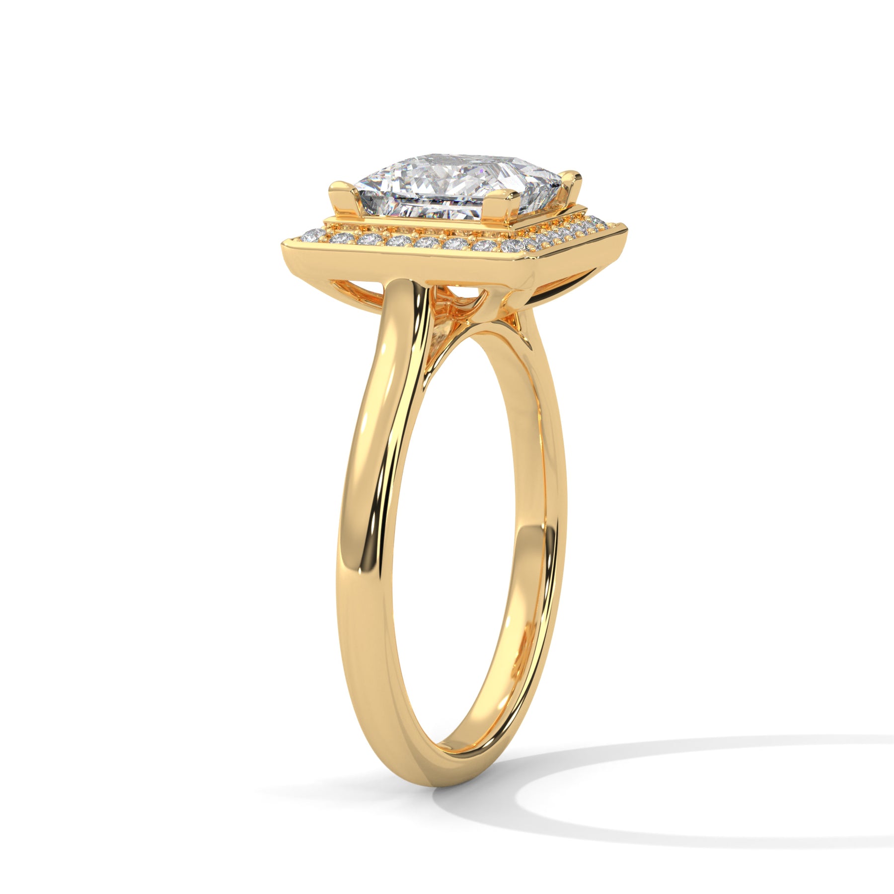 14K Yellow Gold 18K Yellow Gold Princess