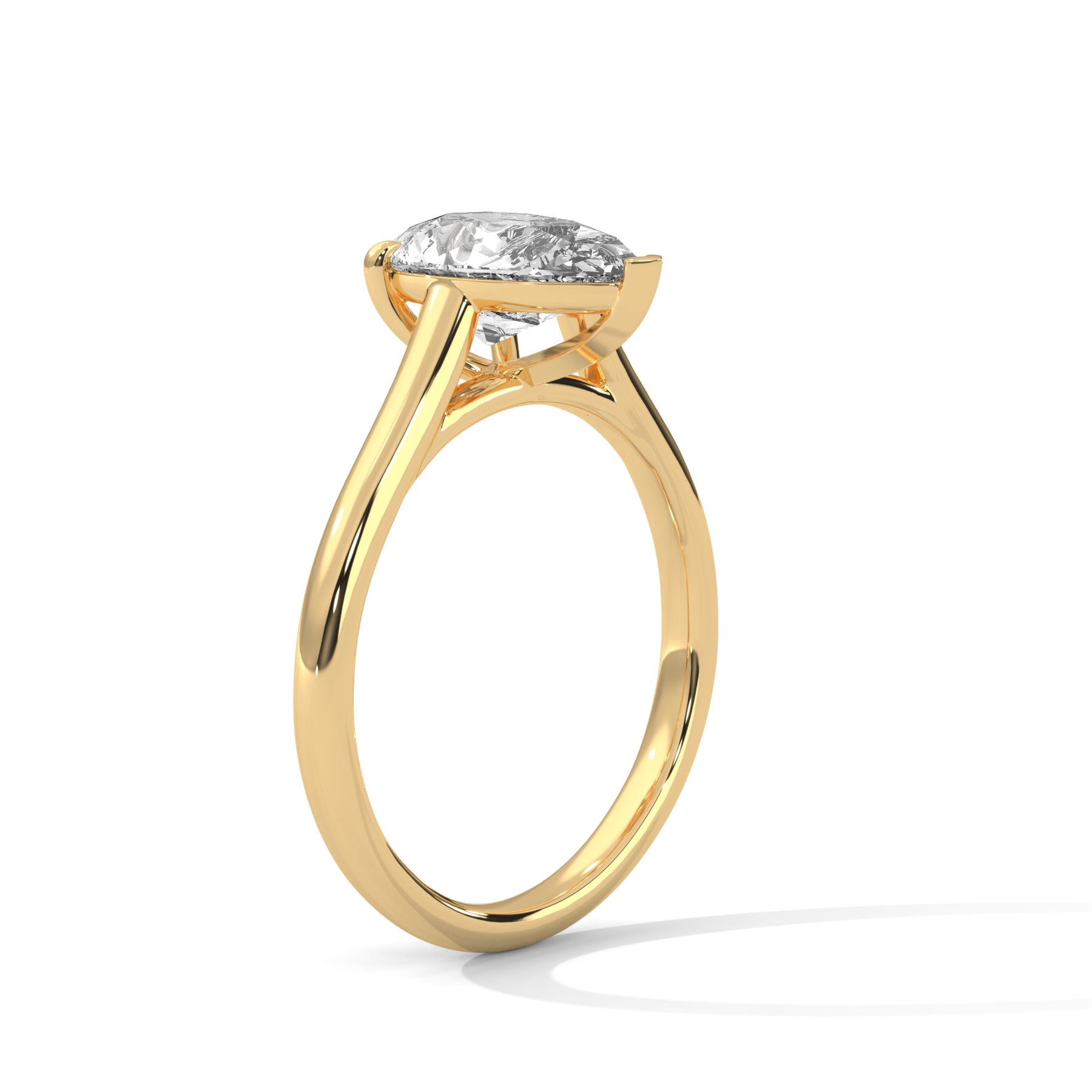 14K Yellow Gold 18K Yellow Gold Pear