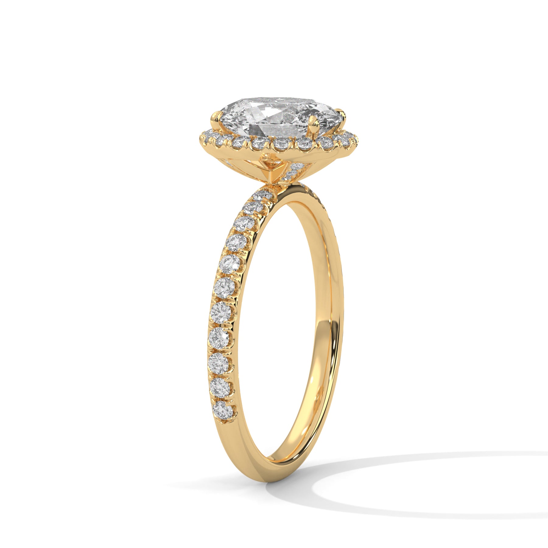 14K Yellow Gold 18K Yellow Gold Oval