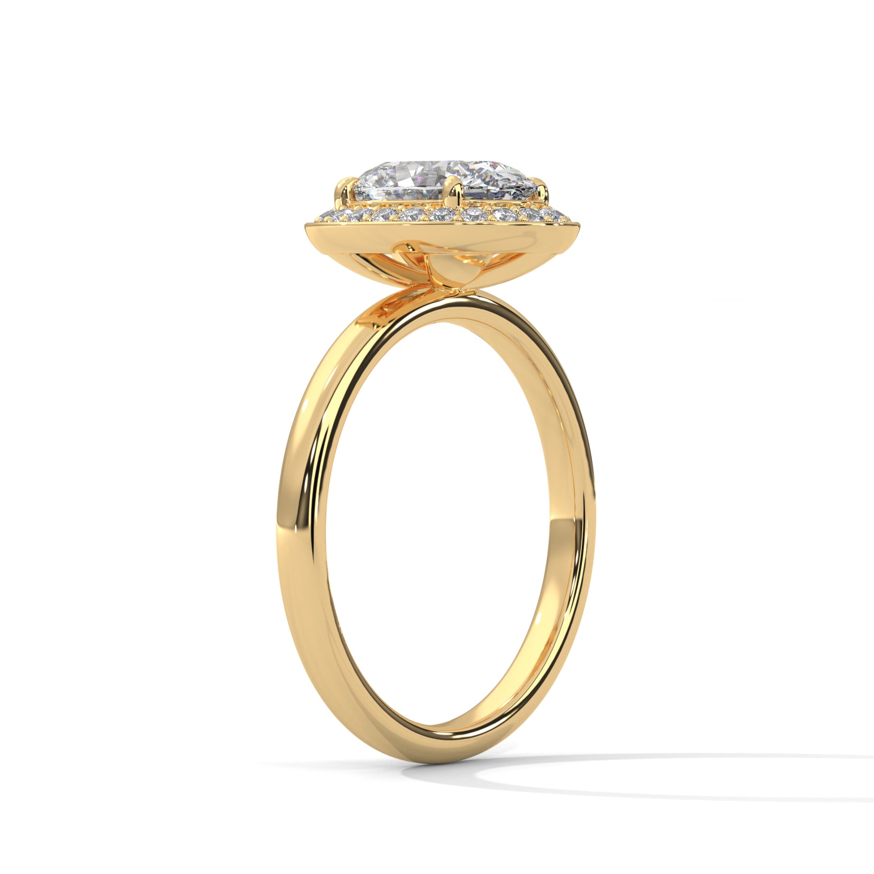 14K Yellow Gold 18K Yellow Gold Oval