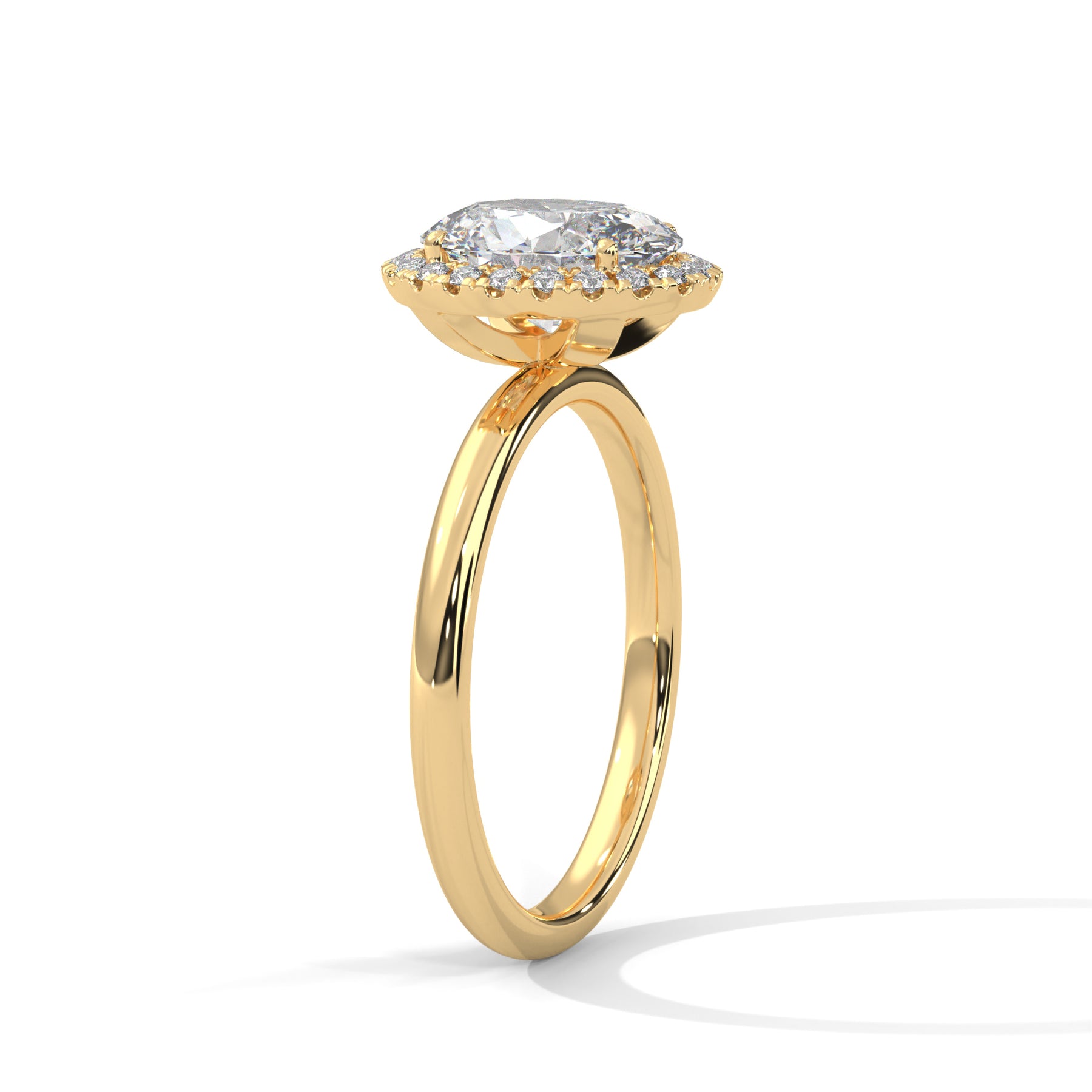 14K Yellow Gold 18K Yellow Gold Oval