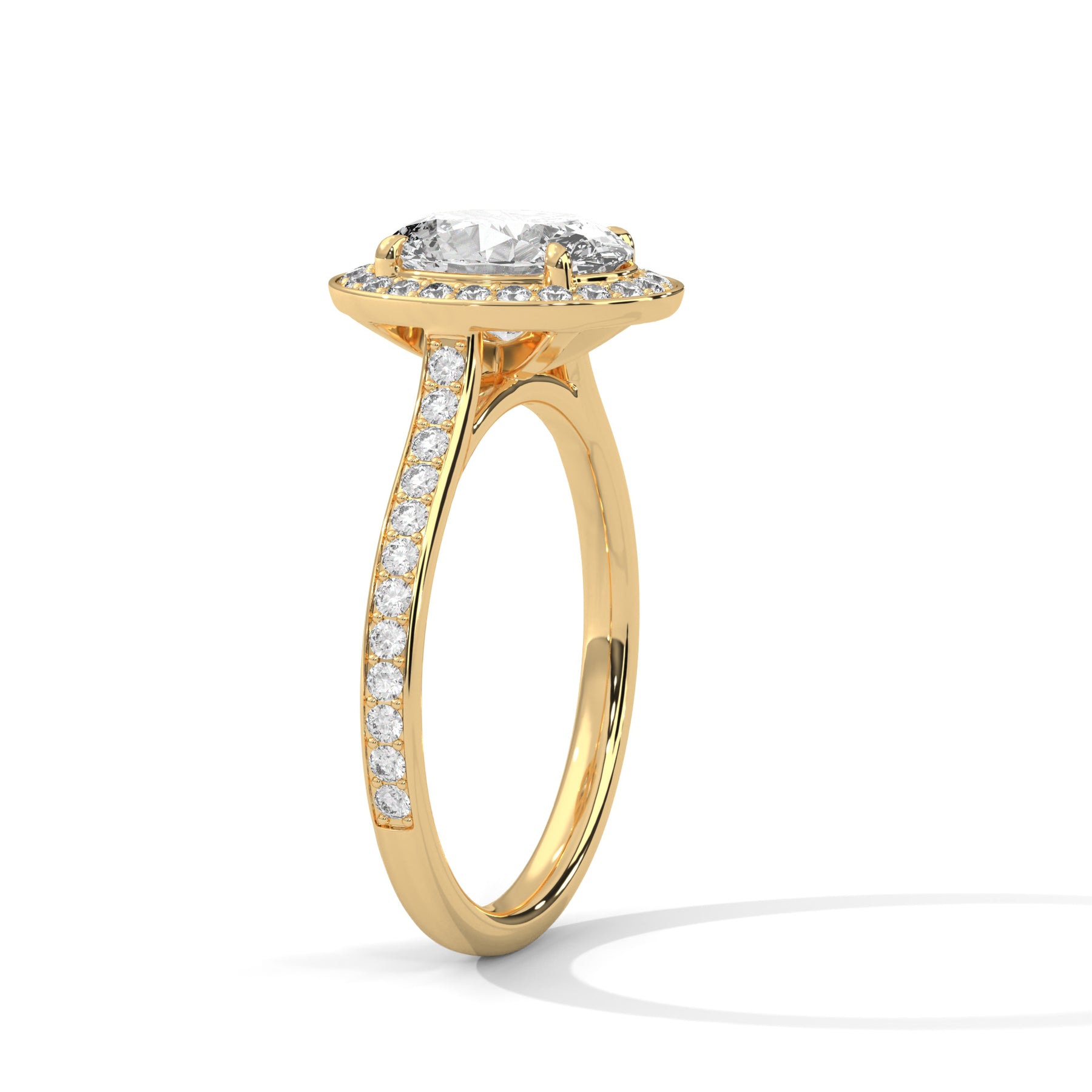 14K Yellow Gold 18K Yellow Gold Oval