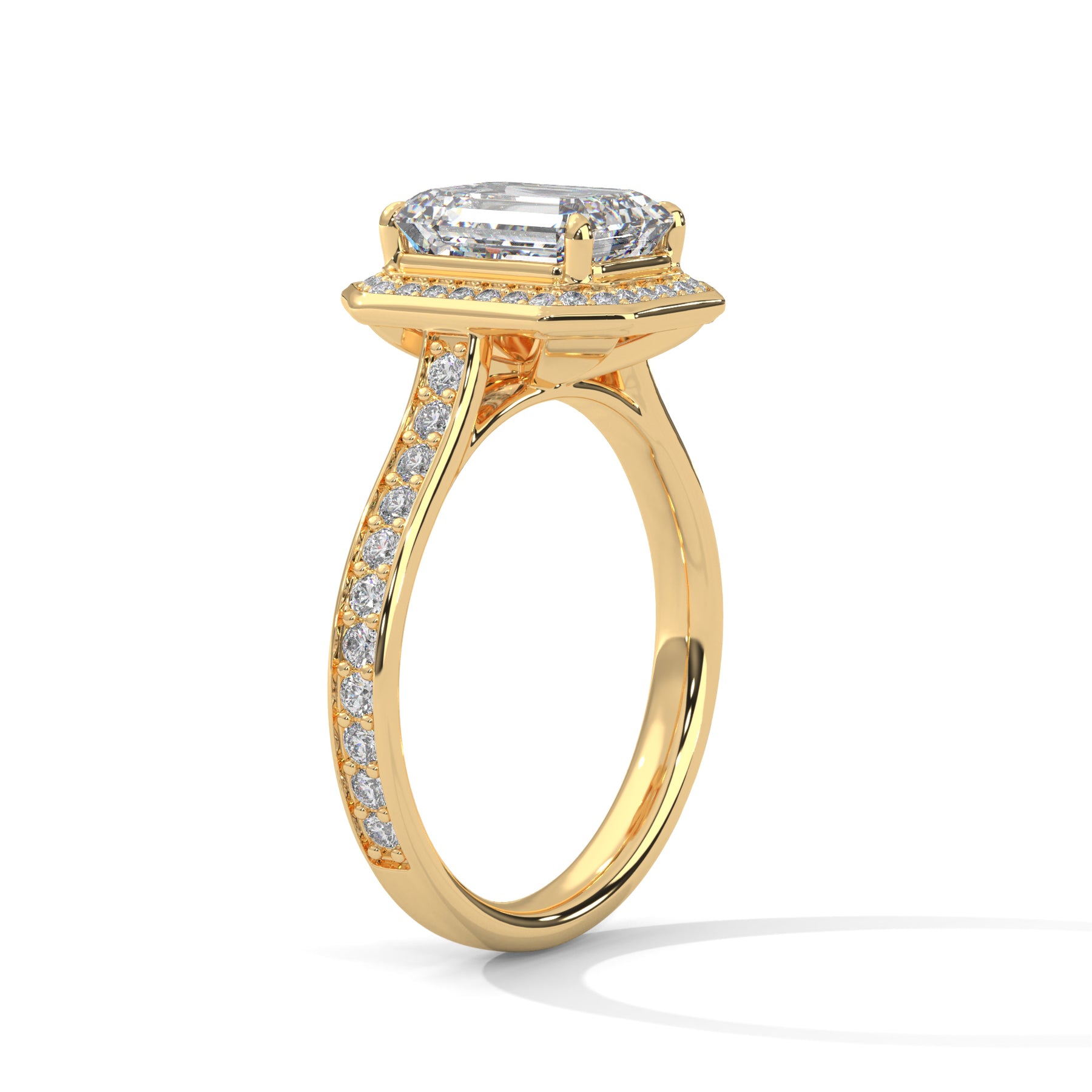 14K Yellow Gold 18K Yellow Gold Emerald